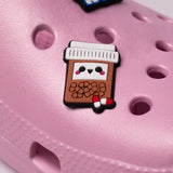 Przypinka crocs, croc charms w kształcie pills, tabletki